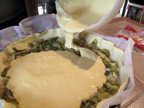Quiche Poireaux au Baomix, pulpe de baobab biologique