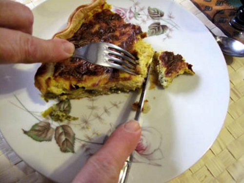 Quiche Poireaux au Baomix, pulpe de baobab biologique